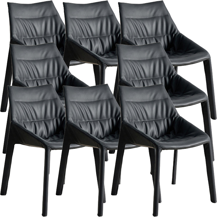 Faux Leder Parsons für zeitgenössische Stil zu Hause Essneitenstuhl