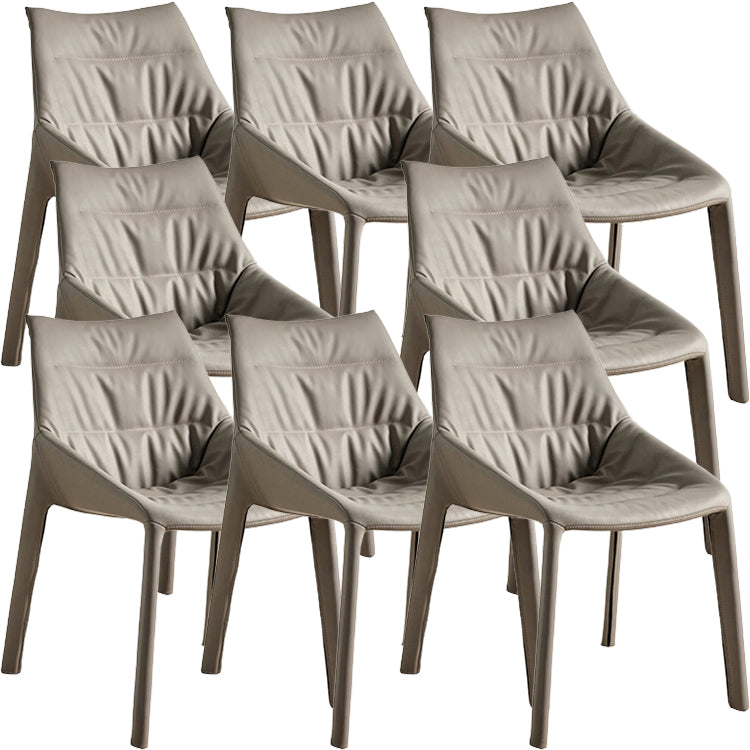 Faux Leder Parsons für zeitgenössische Stil zu Hause Essneitenstuhl