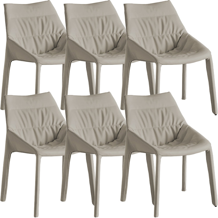 Faux Leder Parsons für zeitgenössische Stil zu Hause Essneitenstuhl