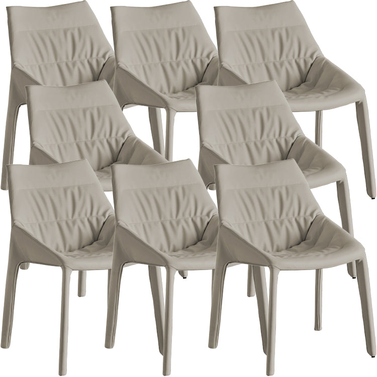 Faux Leder Parsons für zeitgenössische Stil zu Hause Essneitenstuhl