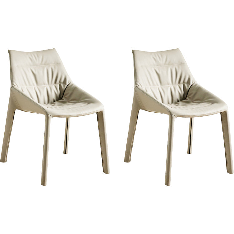 Faux Leder Parsons für zeitgenössische Stil zu Hause Essneitenstuhl