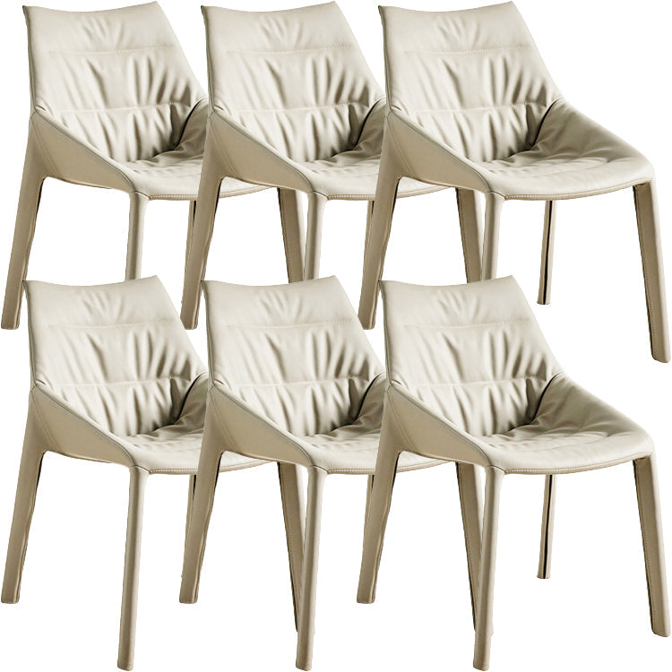 Faux Leder Parsons für zeitgenössische Stil zu Hause Essneitenstuhl