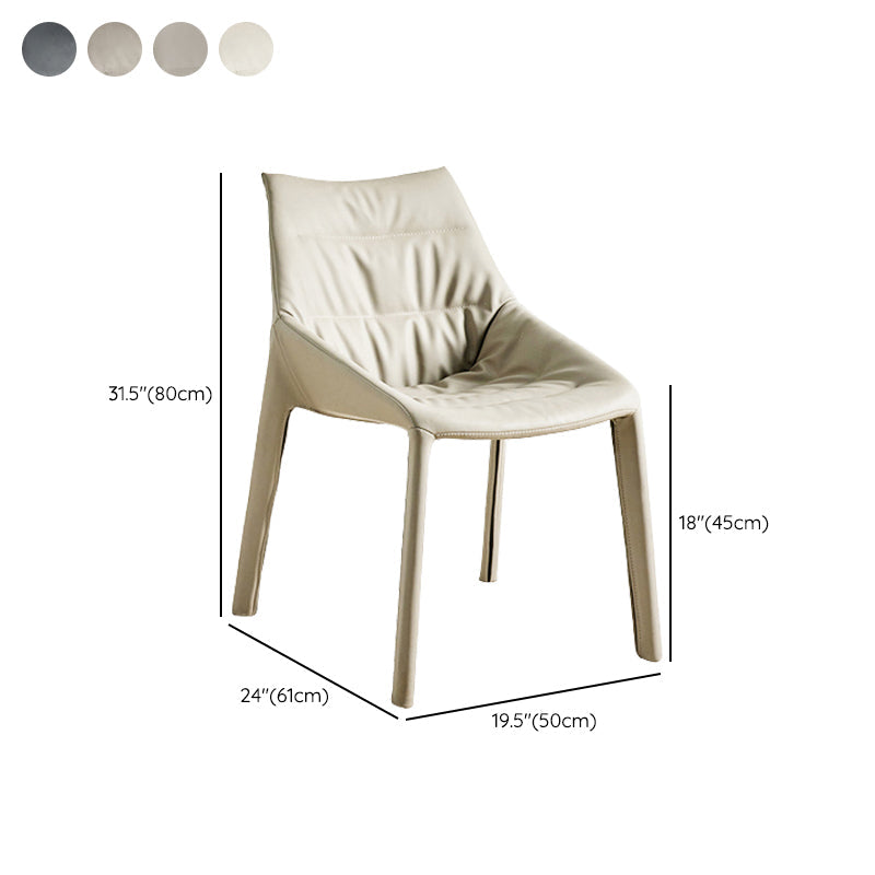 Faux Leder Parsons für zeitgenössische Stil zu Hause Essneitenstuhl