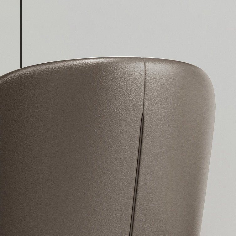 Glam Style Upholstered Parsons Metal Legs Home Dining Side Chair Clearhalo 'Dining Chairs' 'Dining Tables & Seating' 'dining_chair' 'furn' 'furn_dining_chair' 'Furniture' 'Kitchen & Dining Furniture' 7685925