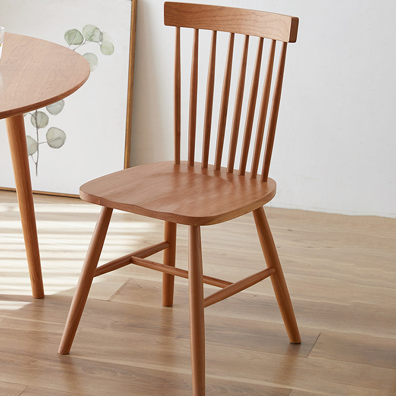 Zeitgenössischer Stil Slat zurück Rücken Massivholz Haus für Heimneitstuhl