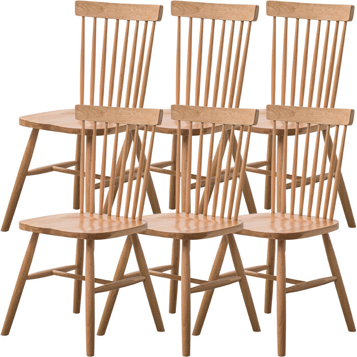 Zeitgenössischer Stil Slat zurück Rücken Massivholz Haus für Heimneitstuhl