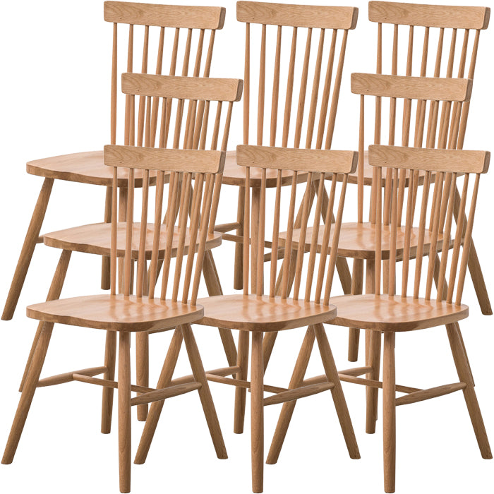 Zeitgenössischer Stil Slat zurück Rücken Massivholz Haus für Heimneitstuhl