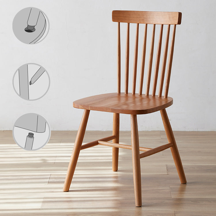 Zeitgenössischer Stil Slat zurück Rücken Massivholz Haus für Heimneitstuhl