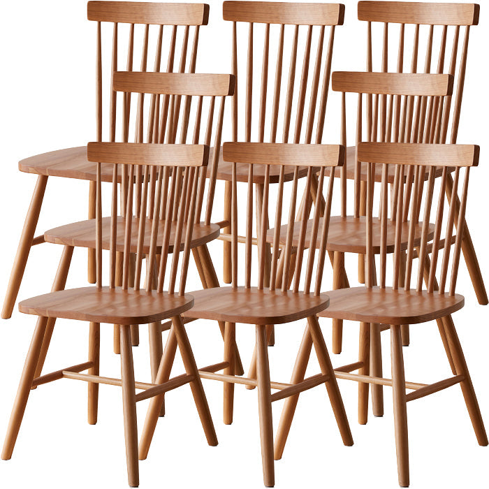 Zeitgenössischer Stil Slat zurück Rücken Massivholz Haus für Heimneitstuhl