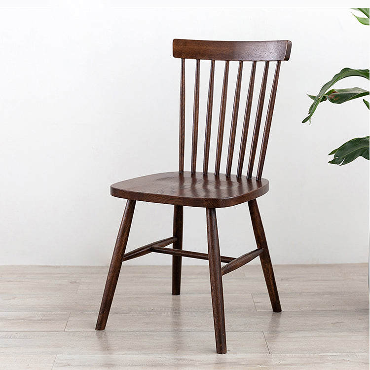 Zeitgenössischer Stil Slat zurück Rücken Massivholz Haus für Heimneitstuhl