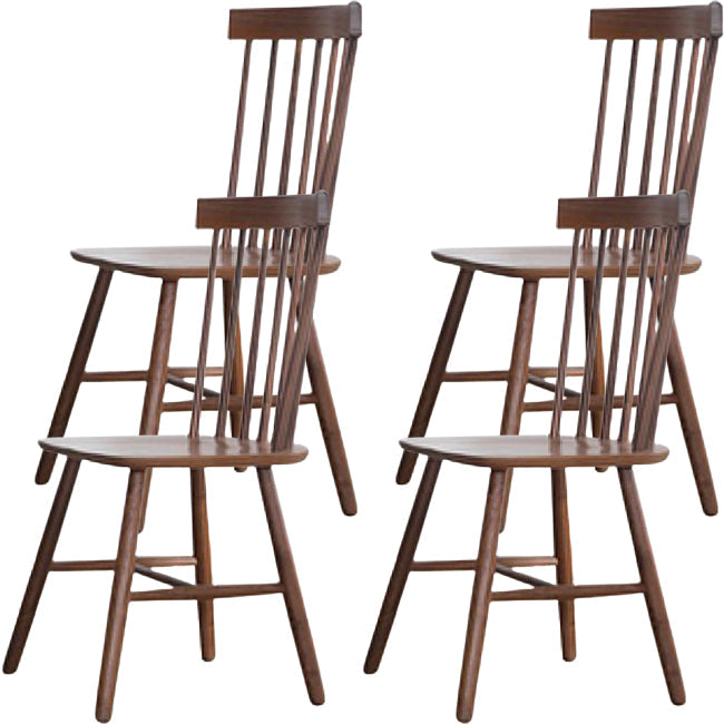 Zeitgenössischer Stil Slat zurück Rücken Massivholz Haus für Heimneitstuhl