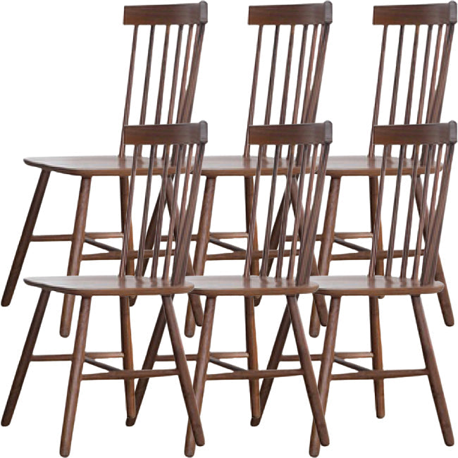 Zeitgenössischer Stil Slat zurück Rücken Massivholz Haus für Heimneitstuhl