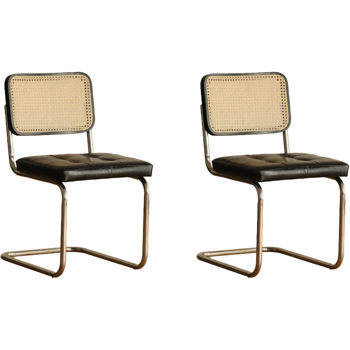 Zeitgenössischer Stil offener Leder gepolsterte Hausspeiseln zu Hause