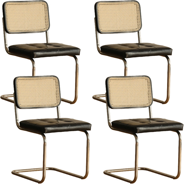 Zeitgenössischer Stil offener Leder gepolsterte Hausspeiseln zu Hause