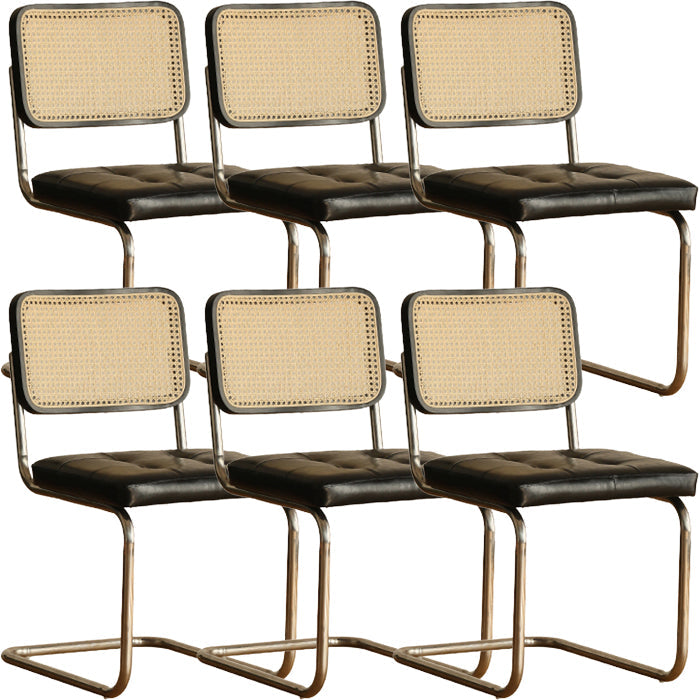 Zeitgenössischer Stil offener Leder gepolsterte Hausspeiseln zu Hause