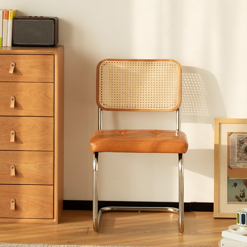 Zeitgenössischer Stil offener Leder gepolsterte Hausspeiseln zu Hause