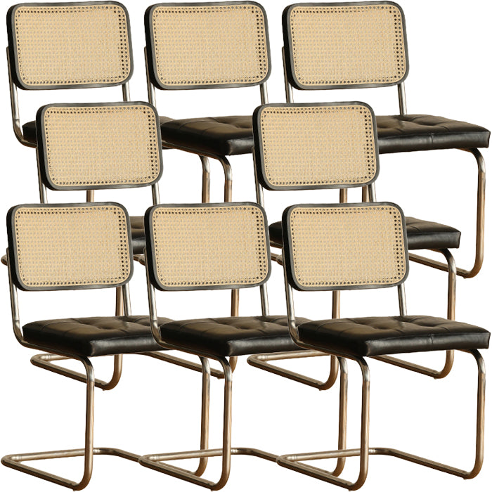 Zeitgenössischer Stil offener Leder gepolsterte Hausspeiseln zu Hause