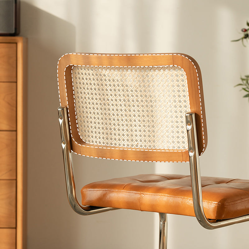 Zeitgenössischer Stil offener Leder gepolsterte Hausspeiseln zu Hause