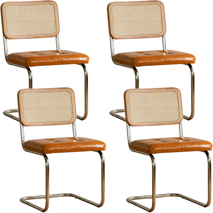 Zeitgenössischer Stil offener Leder gepolsterte Hausspeiseln zu Hause