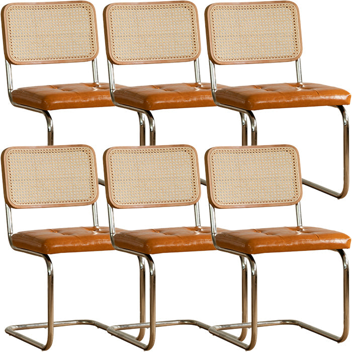 Zeitgenössischer Stil offener Leder gepolsterte Hausspeiseln zu Hause