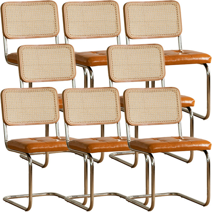 Zeitgenössischer Stil offener Leder gepolsterte Hausspeiseln zu Hause