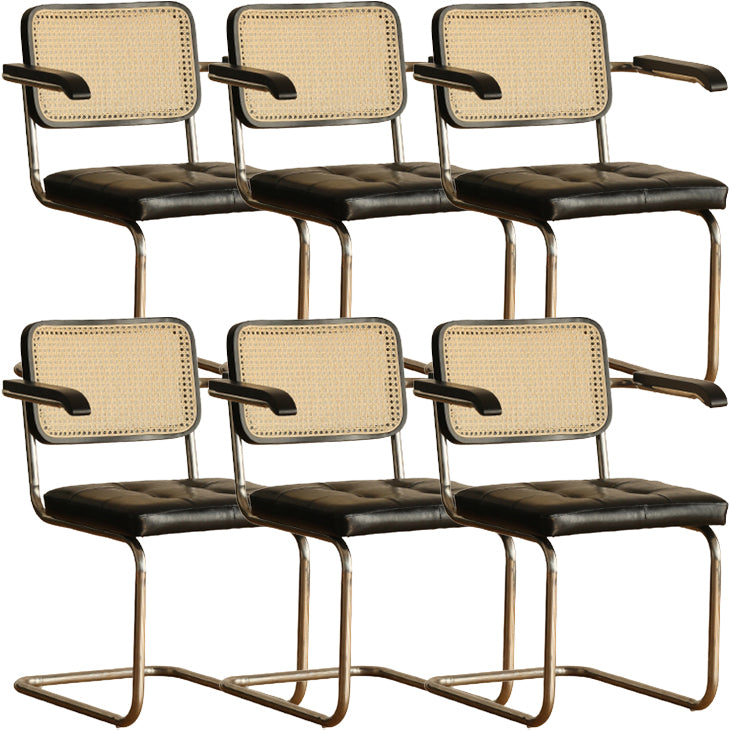 Zeitgenössischer Stil offener Leder gepolsterte Hausspeiseln zu Hause