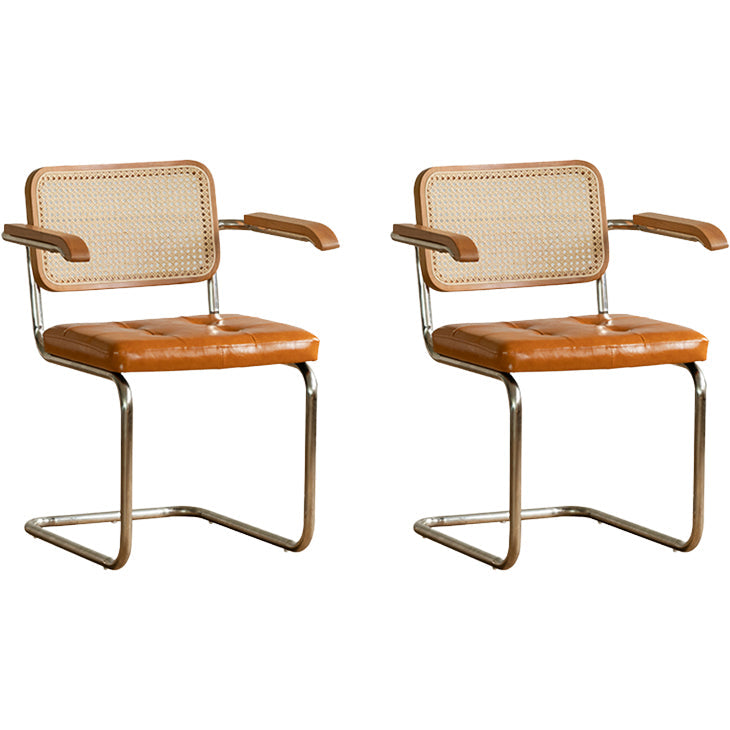 Zeitgenössischer Stil offener Leder gepolsterte Hausspeiseln zu Hause