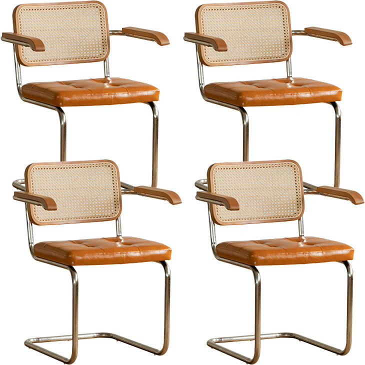 Zeitgenössischer Stil offener Leder gepolsterte Hausspeiseln zu Hause