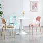 Contemporary Indoor Plastic Open Back Stacking Dining Side Chair Clearhalo 'Dining Chairs' 'Dining Tables & Seating' 'dining_chair' 'furn' 'furn_dining_chair' 'Furniture' 'Kitchen & Dining Furniture' 7686080