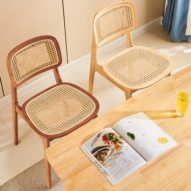 Zeitgenössischer Massivholz im Innen im Freien im Freien armlose Esstuhl