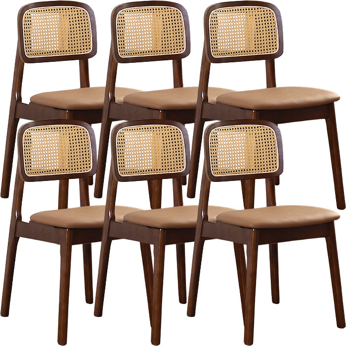 Zeitgenössischer Massivholz im Innen im Freien im Freien armlose Esstuhl