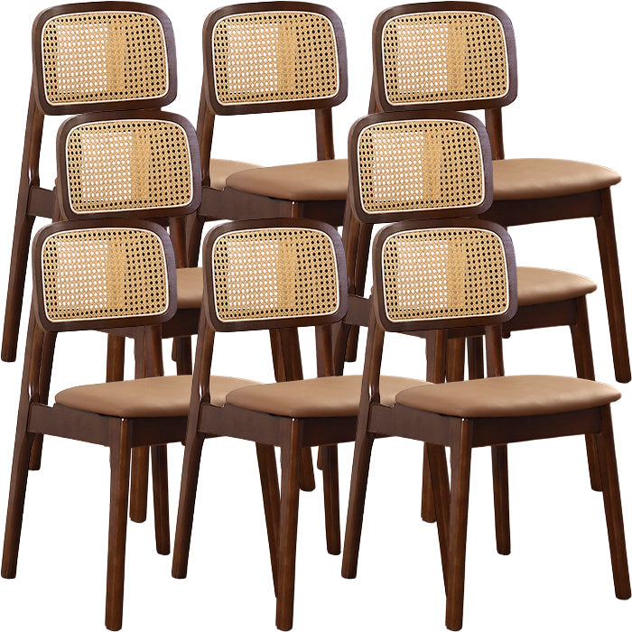 Zeitgenössischer Massivholz im Innen im Freien im Freien armlose Esstuhl