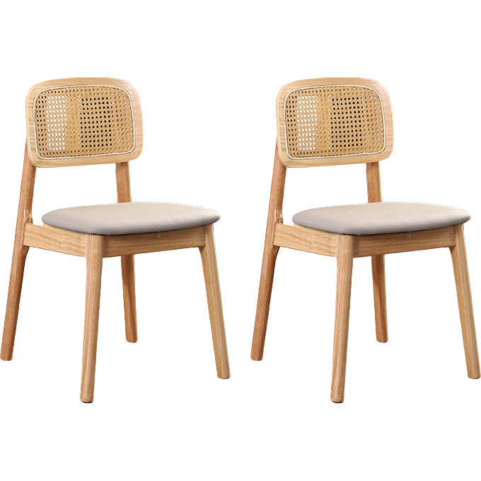 Zeitgenössischer Massivholz im Innen im Freien im Freien armlose Esstuhl