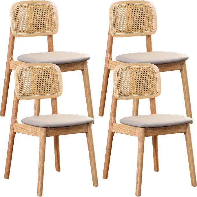 Zeitgenössischer Massivholz im Innen im Freien im Freien armlose Esstuhl