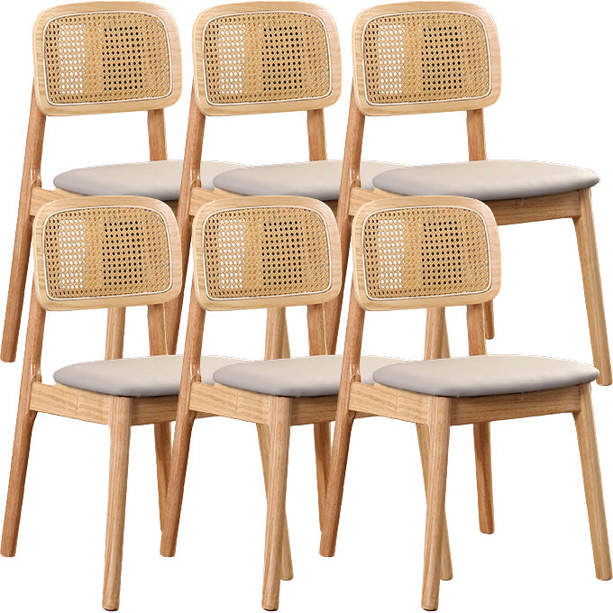 Zeitgenössischer Massivholz im Innen im Freien im Freien armlose Esstuhl