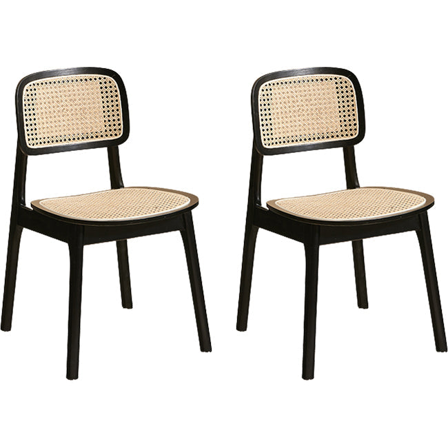 Zeitgenössischer Massivholz im Innen im Freien im Freien armlose Esstuhl