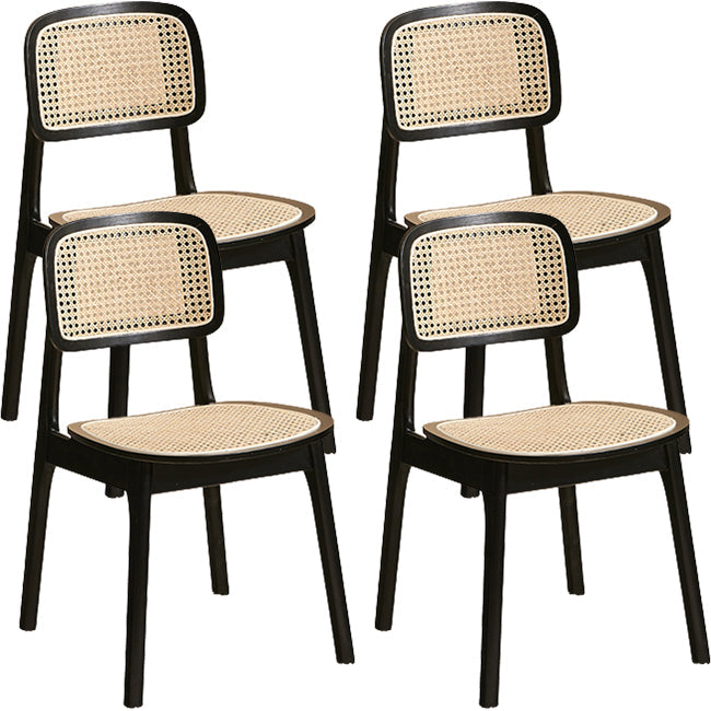 Zeitgenössischer Massivholz im Innen im Freien im Freien armlose Esstuhl