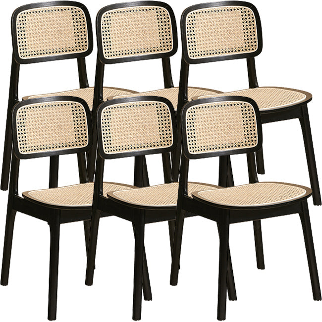 Zeitgenössischer Massivholz im Innen im Freien im Freien armlose Esstuhl