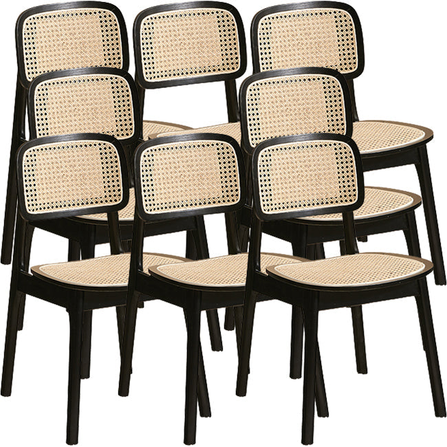 Zeitgenössischer Massivholz im Innen im Freien im Freien armlose Esstuhl