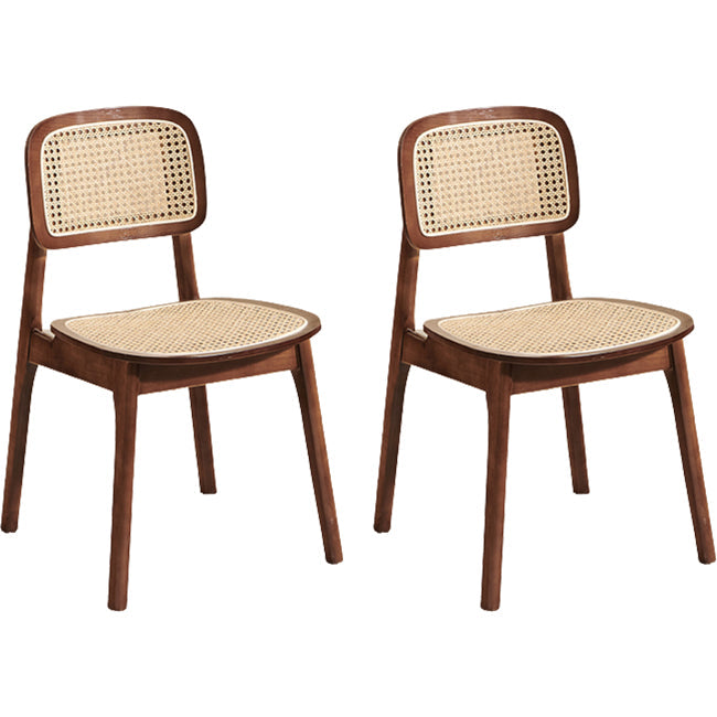 Zeitgenössischer Massivholz im Innen im Freien im Freien armlose Esstuhl