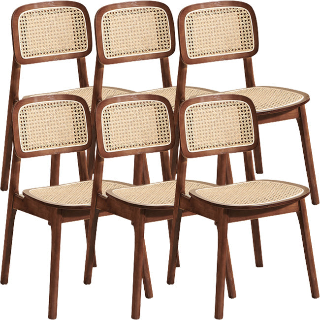 Zeitgenössischer Massivholz im Innen im Freien im Freien armlose Esstuhl