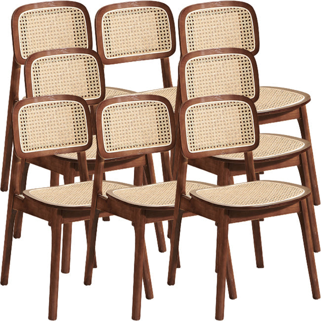 Zeitgenössischer Massivholz im Innen im Freien im Freien armlose Esstuhl