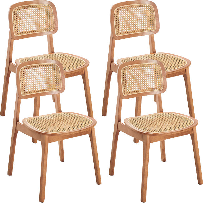 Zeitgenössischer Massivholz im Innen im Freien im Freien armlose Esstuhl