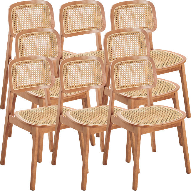 Zeitgenössischer Massivholz im Innen im Freien im Freien armlose Esstuhl