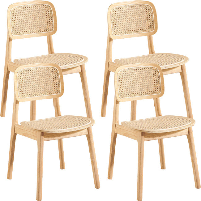 Zeitgenössischer Massivholz im Innen im Freien im Freien armlose Esstuhl