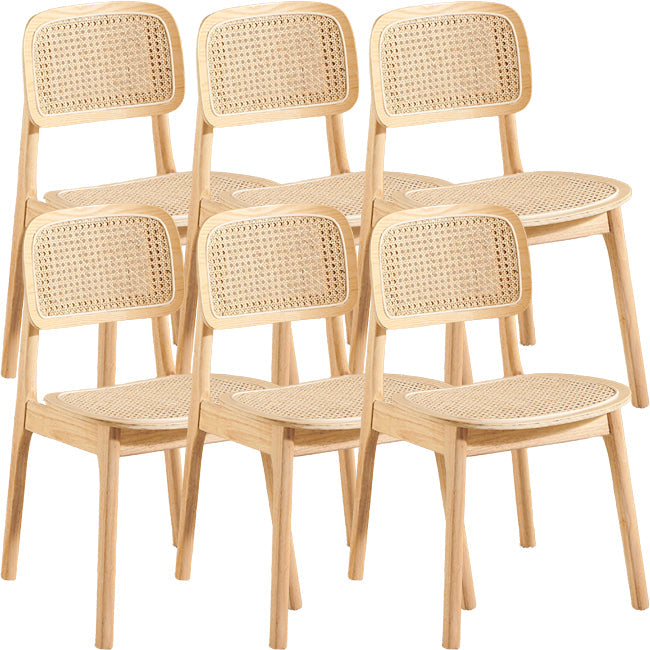 Zeitgenössischer Massivholz im Innen im Freien im Freien armlose Esstuhl