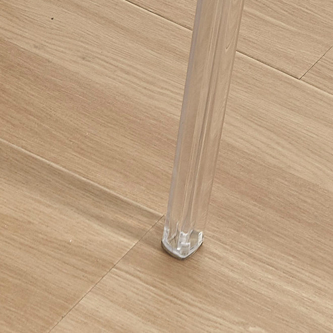 Comedor silla lateral de comedor moderno de plástico sin brazo