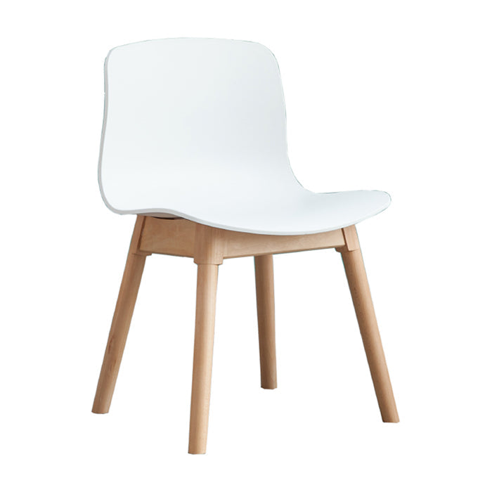 Zeitgenössischer Esszimmer Holz Parsons Armless Dining Side Stuhl