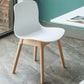 Zeitgenössischer Esszimmer Holz Parsons Armless Dining Side Stuhl