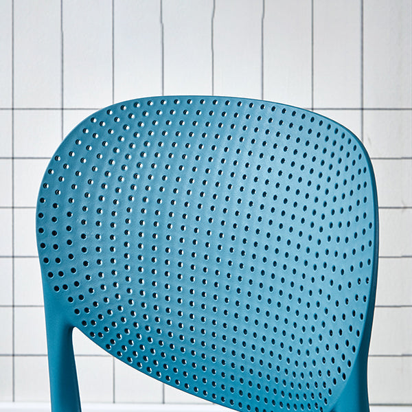 Contemporary Style Open Back Plastic Home Use Dining Side Chair Clearhalo 'Dining Chairs' 'Dining Tables & Seating' 'dining_chair' 'furn' 'furn_dining_chair' 'Furniture' 'Kitchen & Dining Furniture' 7686385